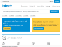 Tablet Screenshot of ininet.hu